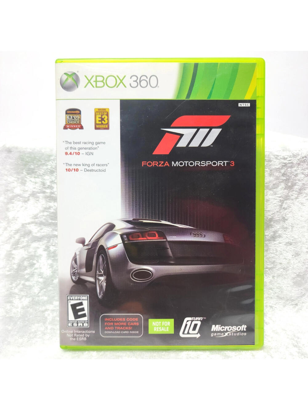 Forza Motorsport 3 Microsoft Xbox 360 Racing Game CIB Tested